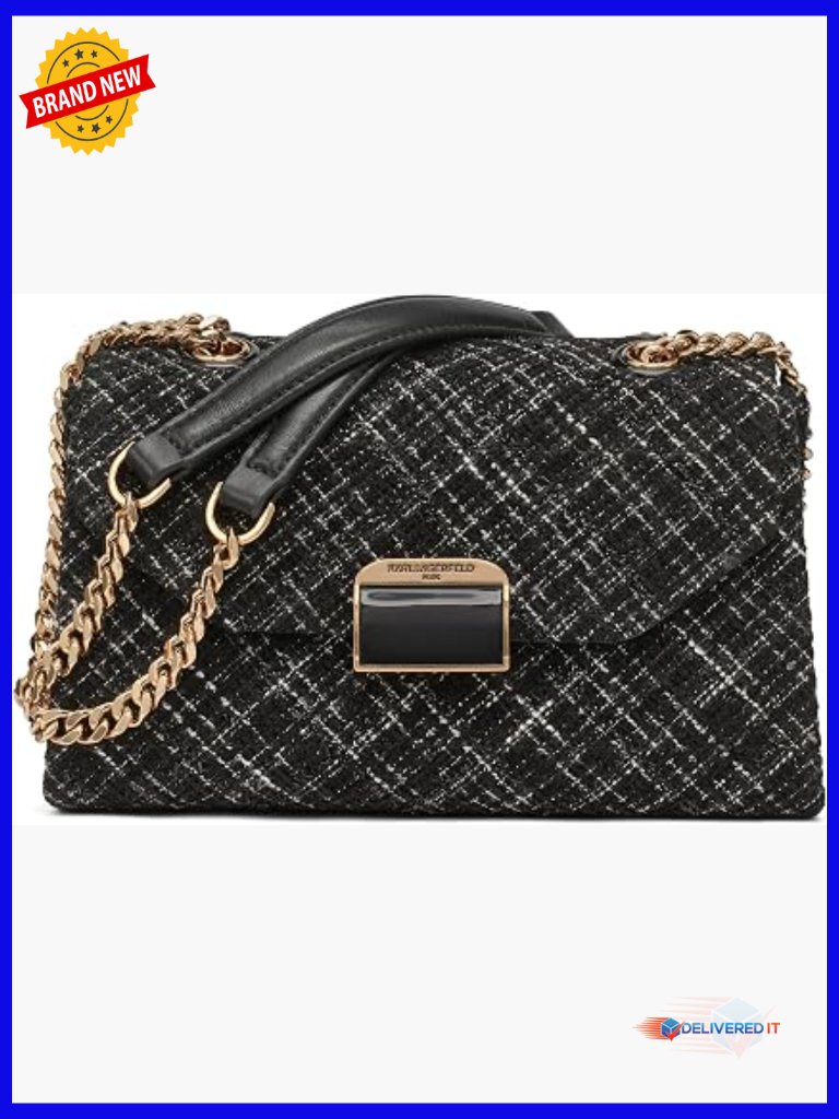 Liana Satchel Shoulder Bag With Chain Straps Leather